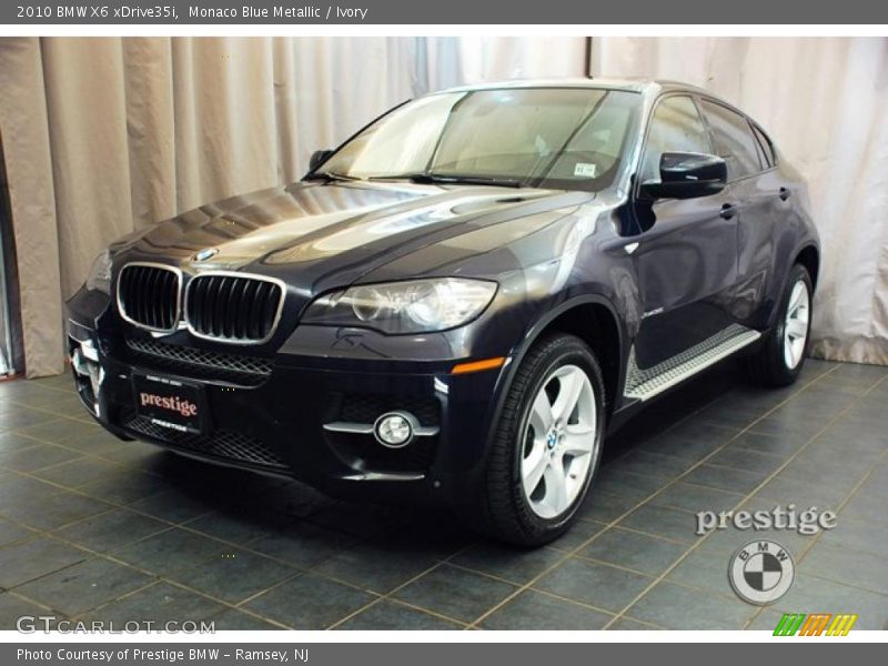 Monaco Blue Metallic / Ivory 2010 BMW X6 xDrive35i
