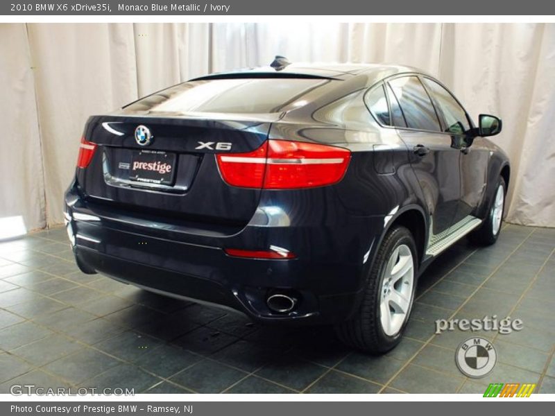 Monaco Blue Metallic / Ivory 2010 BMW X6 xDrive35i