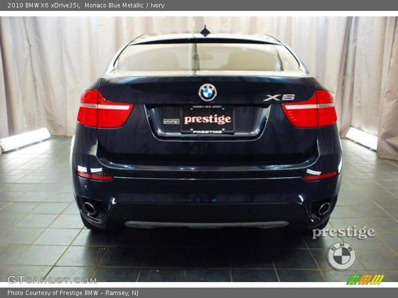 Monaco Blue Metallic / Ivory 2010 BMW X6 xDrive35i
