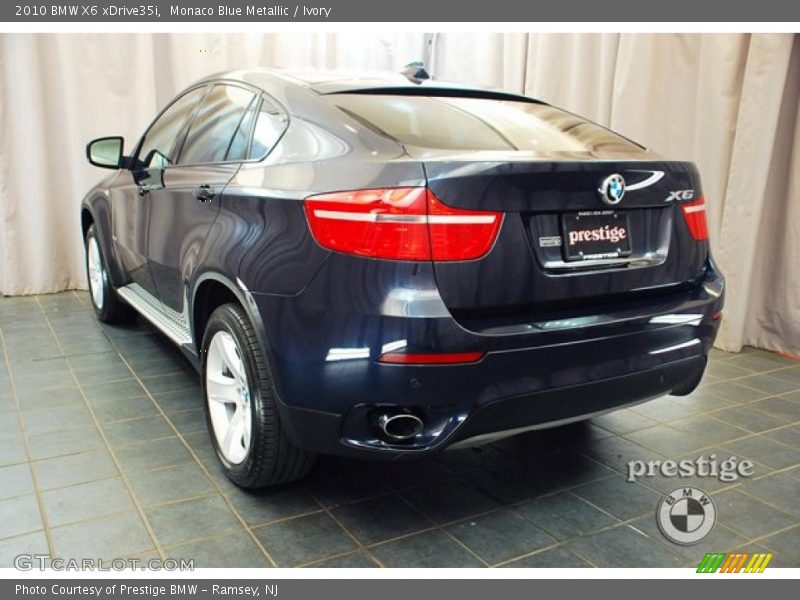 Monaco Blue Metallic / Ivory 2010 BMW X6 xDrive35i