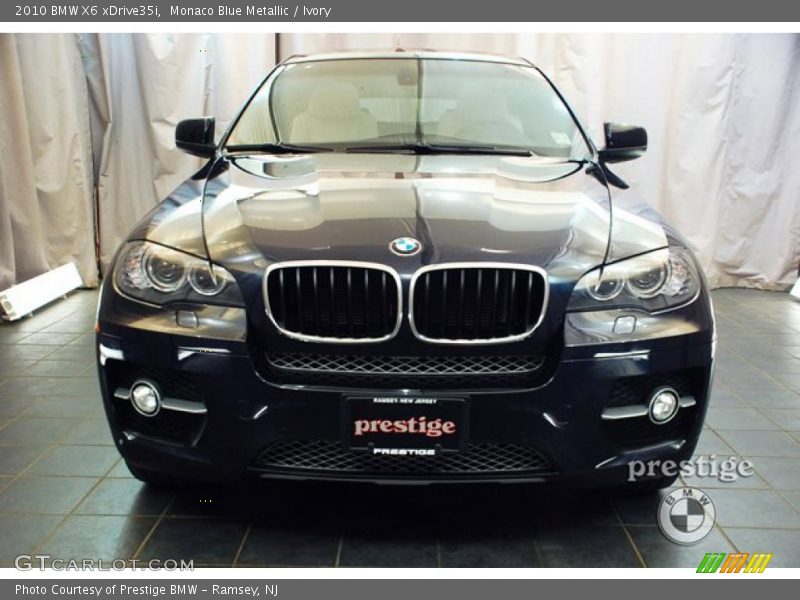 Monaco Blue Metallic / Ivory 2010 BMW X6 xDrive35i