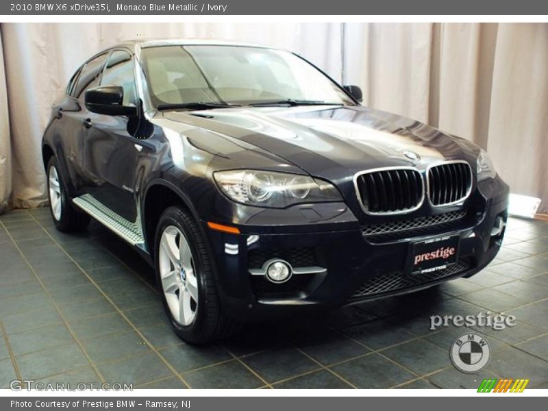 Monaco Blue Metallic / Ivory 2010 BMW X6 xDrive35i