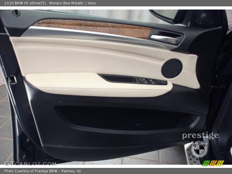 Monaco Blue Metallic / Ivory 2010 BMW X6 xDrive35i