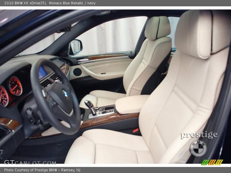 Monaco Blue Metallic / Ivory 2010 BMW X6 xDrive35i