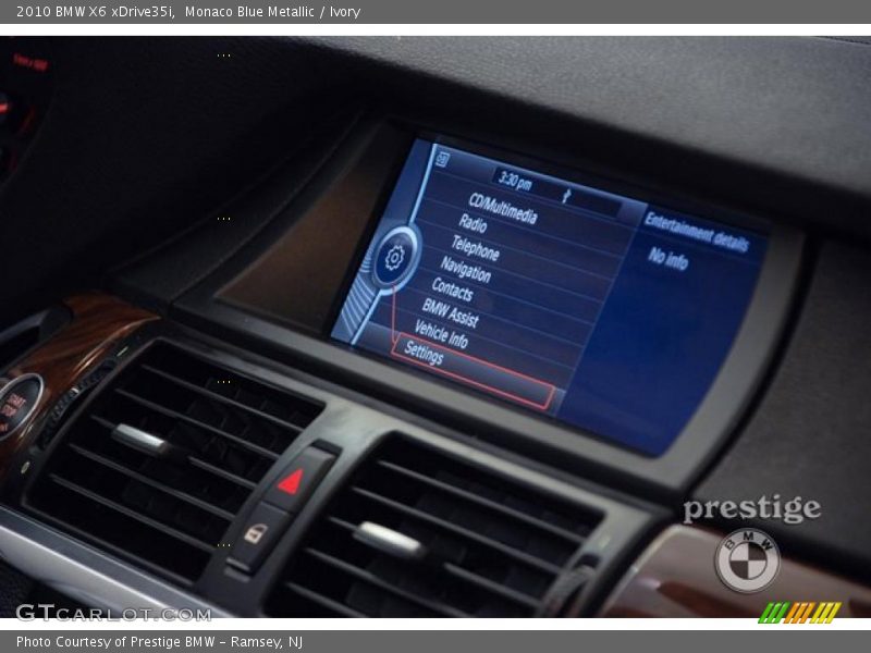 Monaco Blue Metallic / Ivory 2010 BMW X6 xDrive35i