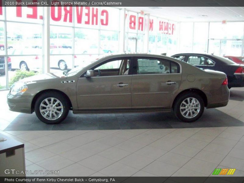 Light Bronze Metallic / Cocoa/Cashmere 2010 Buick Lucerne CXL