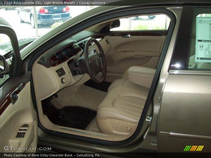 Light Bronze Metallic / Cocoa/Cashmere 2010 Buick Lucerne CXL