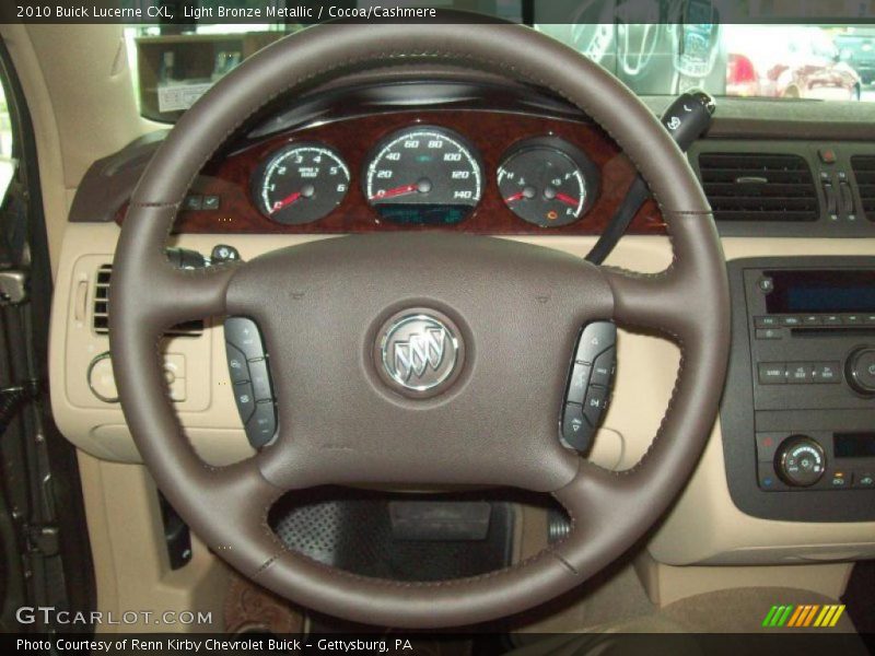 Light Bronze Metallic / Cocoa/Cashmere 2010 Buick Lucerne CXL