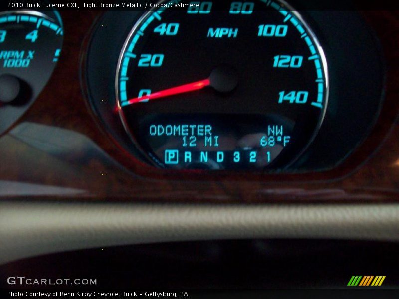 Light Bronze Metallic / Cocoa/Cashmere 2010 Buick Lucerne CXL