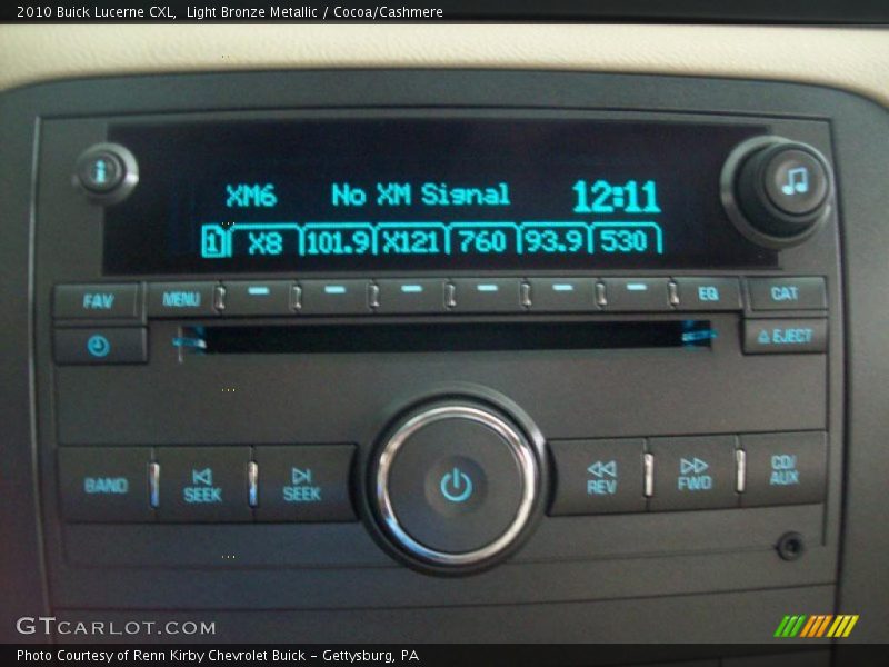 Light Bronze Metallic / Cocoa/Cashmere 2010 Buick Lucerne CXL