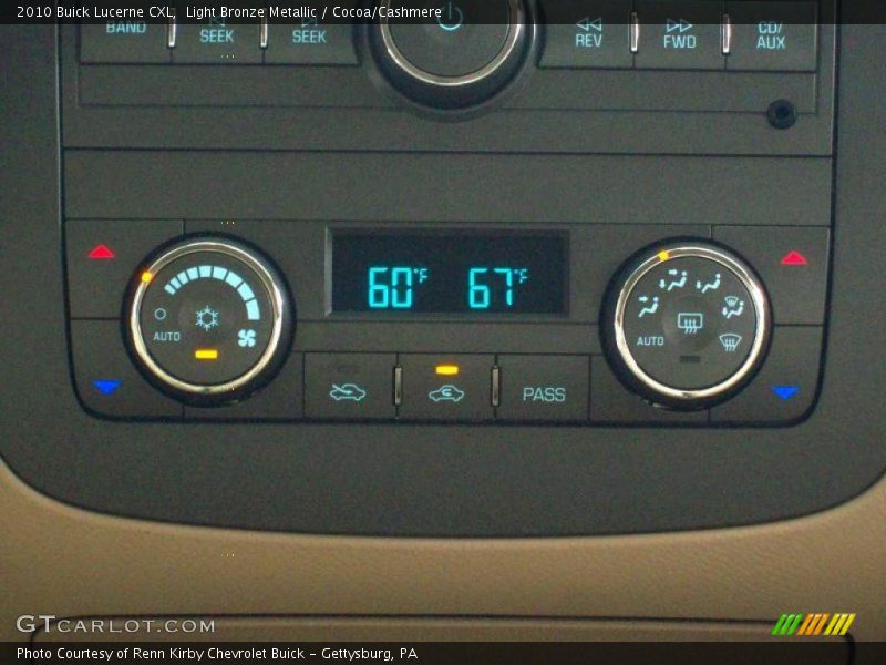 Light Bronze Metallic / Cocoa/Cashmere 2010 Buick Lucerne CXL