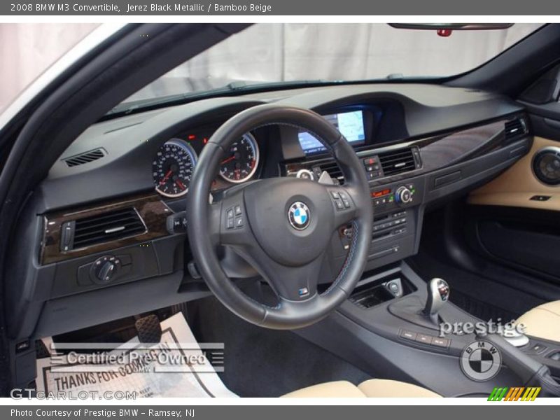 Jerez Black Metallic / Bamboo Beige 2008 BMW M3 Convertible