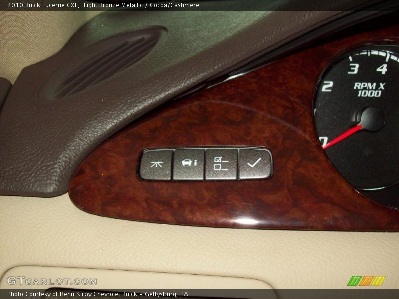 Light Bronze Metallic / Cocoa/Cashmere 2010 Buick Lucerne CXL