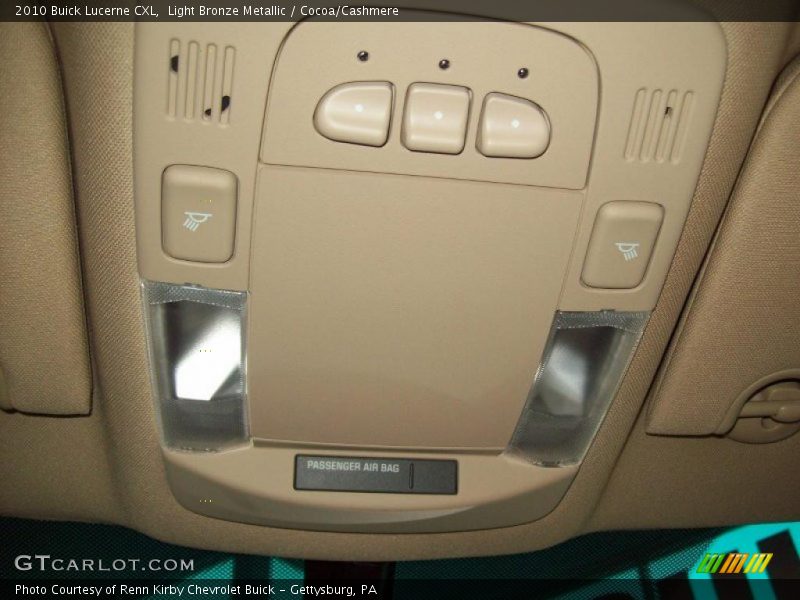 Light Bronze Metallic / Cocoa/Cashmere 2010 Buick Lucerne CXL