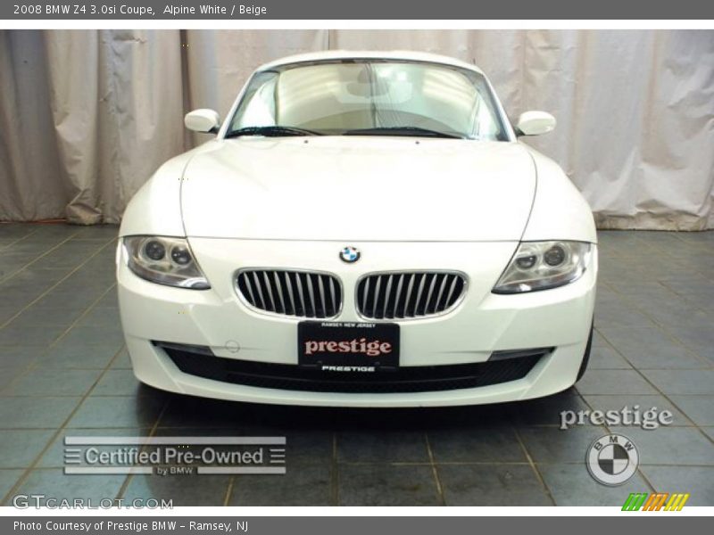 Alpine White / Beige 2008 BMW Z4 3.0si Coupe