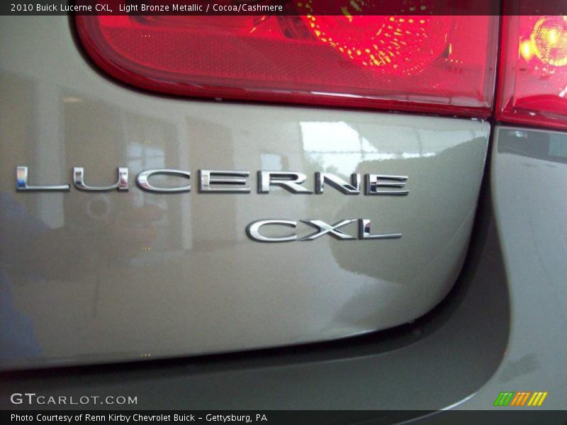 Light Bronze Metallic / Cocoa/Cashmere 2010 Buick Lucerne CXL