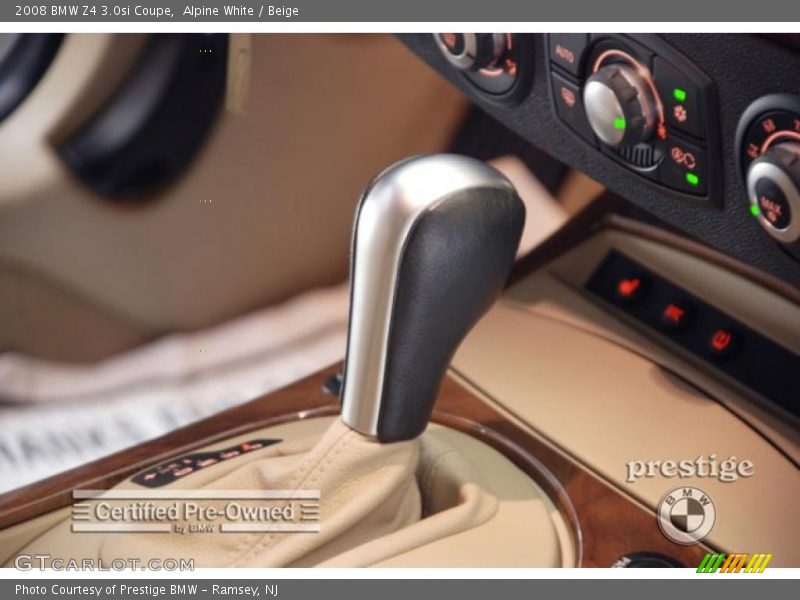 Alpine White / Beige 2008 BMW Z4 3.0si Coupe