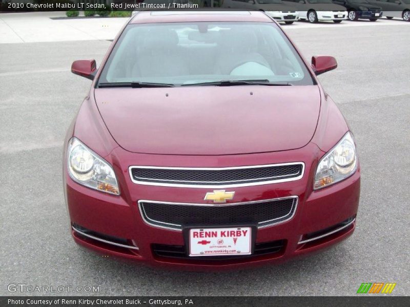 Red Jewel Tintcoat / Titanium 2010 Chevrolet Malibu LT Sedan
