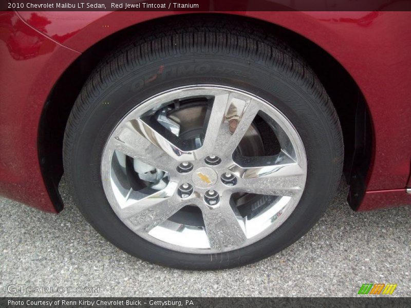Red Jewel Tintcoat / Titanium 2010 Chevrolet Malibu LT Sedan