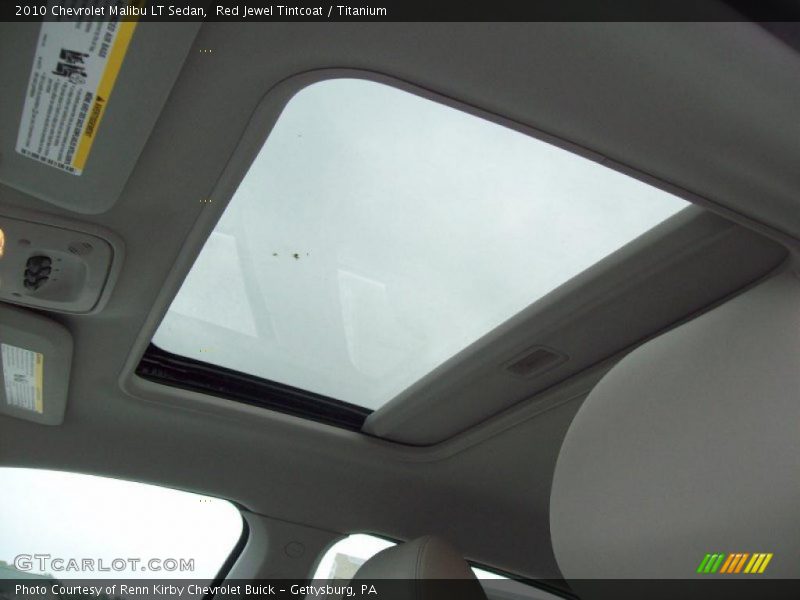 Red Jewel Tintcoat / Titanium 2010 Chevrolet Malibu LT Sedan