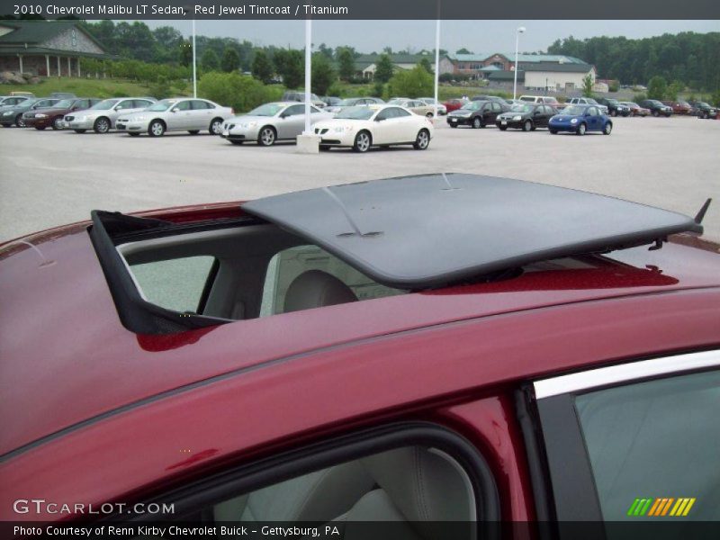 Red Jewel Tintcoat / Titanium 2010 Chevrolet Malibu LT Sedan