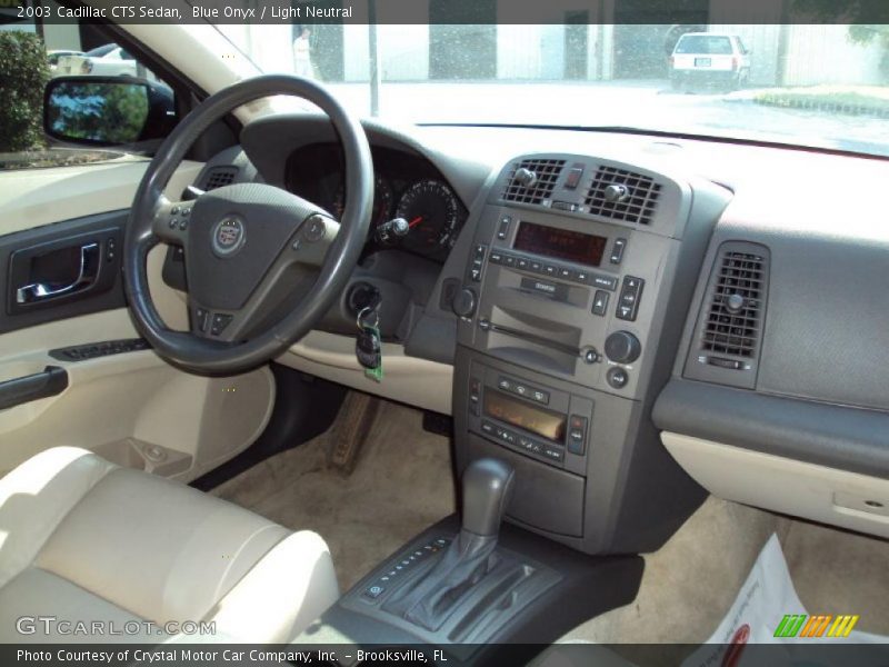 Blue Onyx / Light Neutral 2003 Cadillac CTS Sedan
