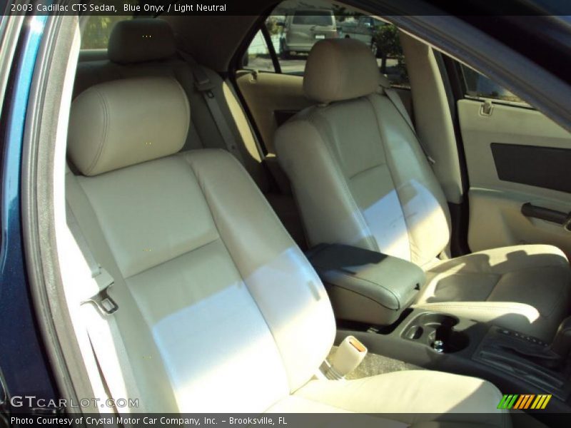 Blue Onyx / Light Neutral 2003 Cadillac CTS Sedan