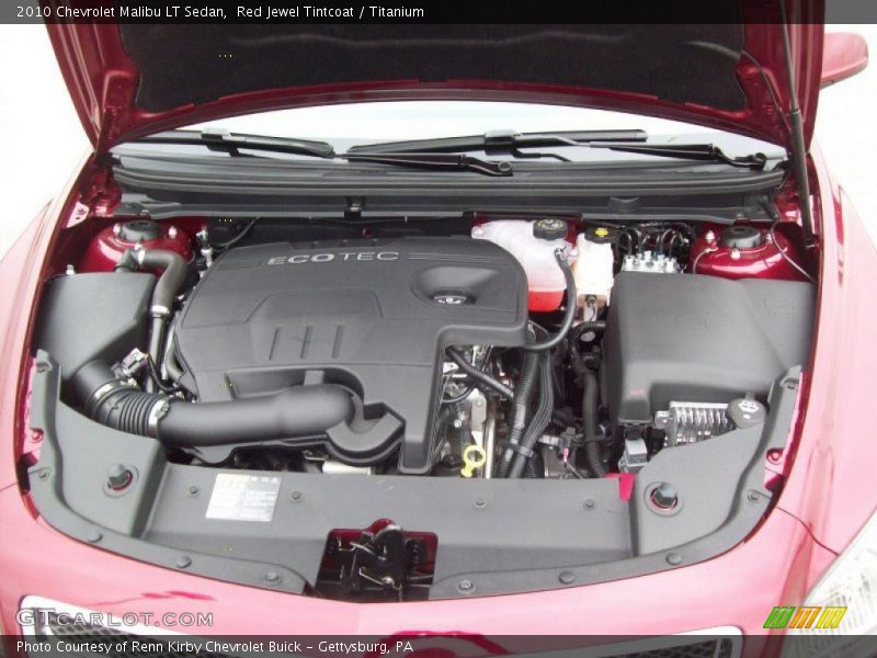 Red Jewel Tintcoat / Titanium 2010 Chevrolet Malibu LT Sedan