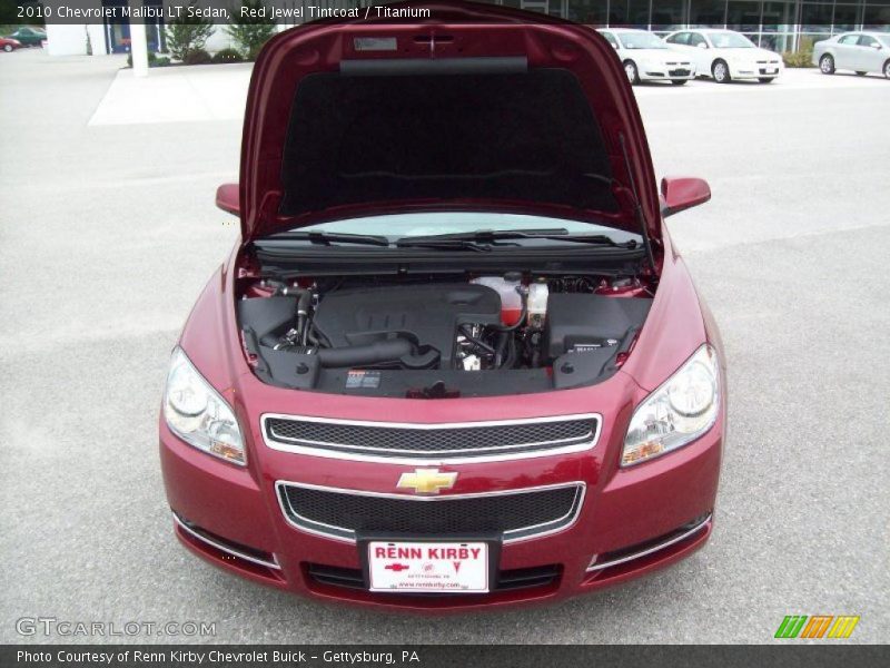 Red Jewel Tintcoat / Titanium 2010 Chevrolet Malibu LT Sedan