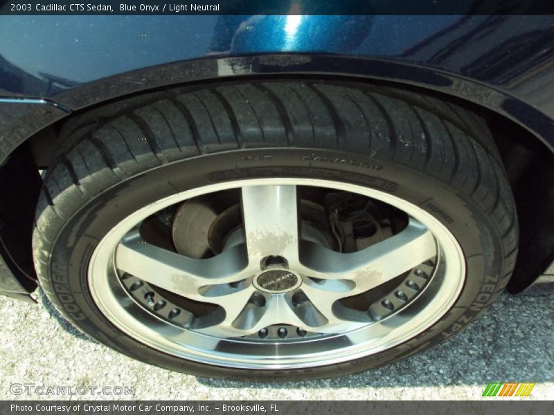 Blue Onyx / Light Neutral 2003 Cadillac CTS Sedan