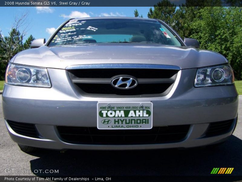 Steel Gray / Gray 2008 Hyundai Sonata GLS V6