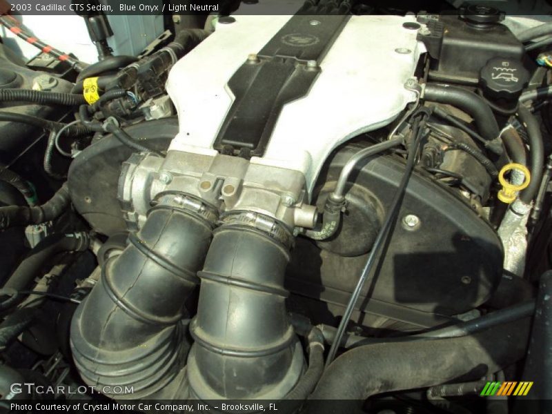 Blue Onyx / Light Neutral 2003 Cadillac CTS Sedan