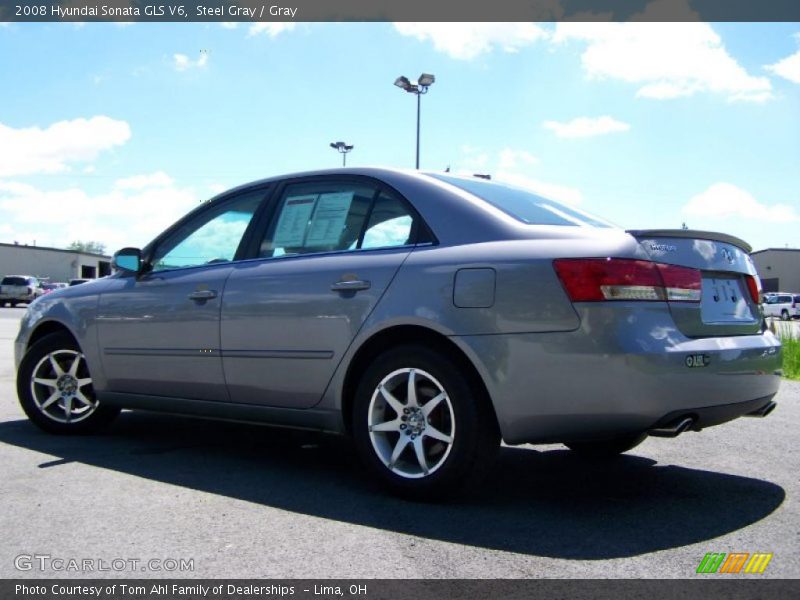 Steel Gray / Gray 2008 Hyundai Sonata GLS V6
