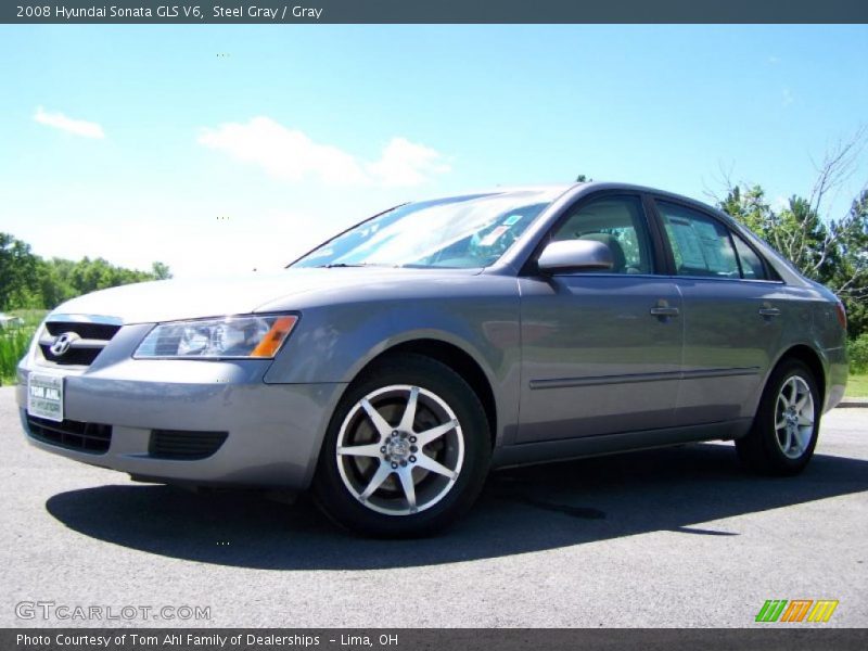 Steel Gray / Gray 2008 Hyundai Sonata GLS V6