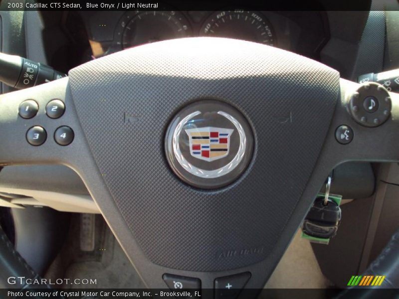 Blue Onyx / Light Neutral 2003 Cadillac CTS Sedan