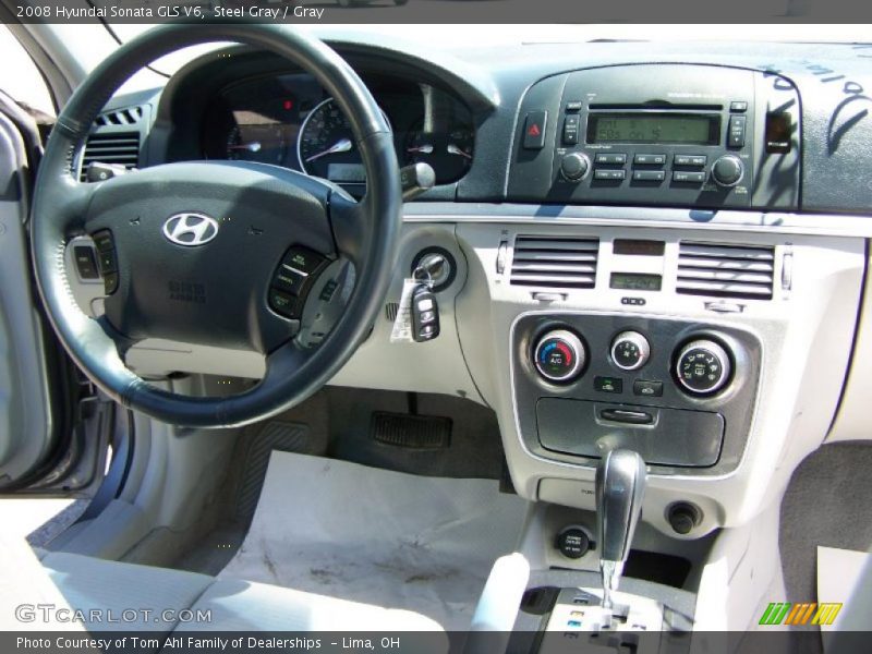 Steel Gray / Gray 2008 Hyundai Sonata GLS V6