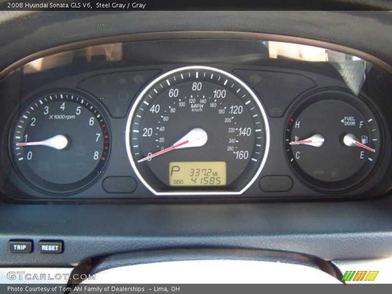 Steel Gray / Gray 2008 Hyundai Sonata GLS V6