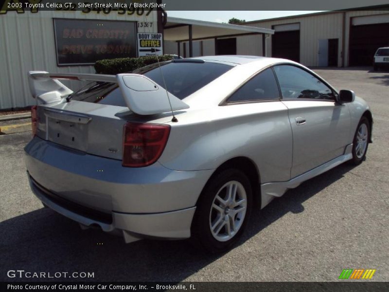 Silver Streak Mica / Black/Silver 2003 Toyota Celica GT