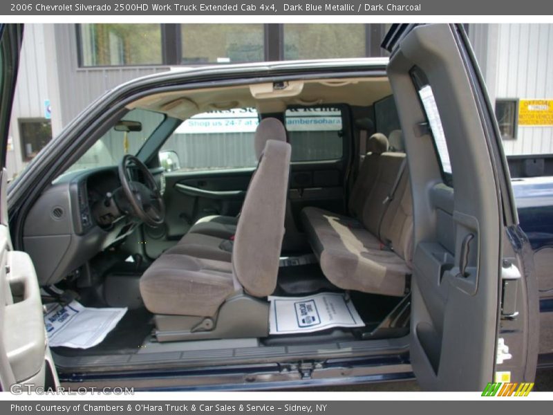Dark Blue Metallic / Dark Charcoal 2006 Chevrolet Silverado 2500HD Work Truck Extended Cab 4x4