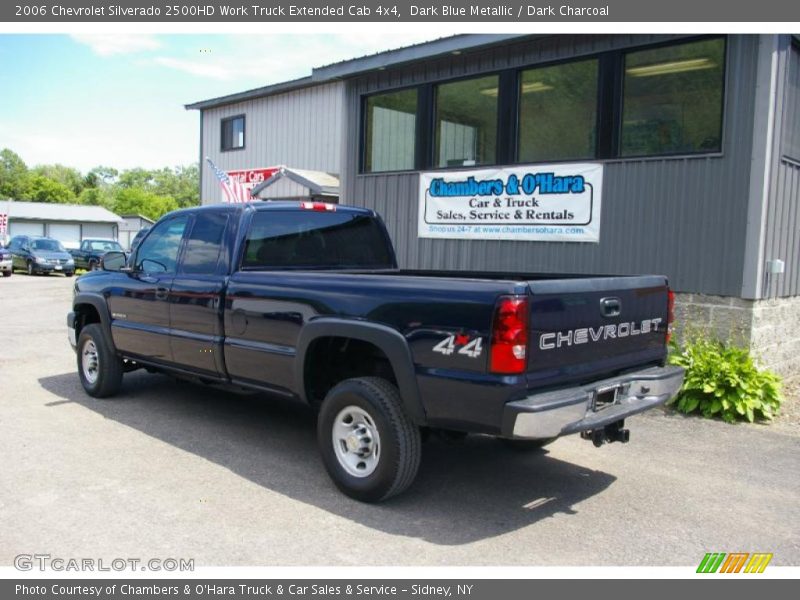 Dark Blue Metallic / Dark Charcoal 2006 Chevrolet Silverado 2500HD Work Truck Extended Cab 4x4