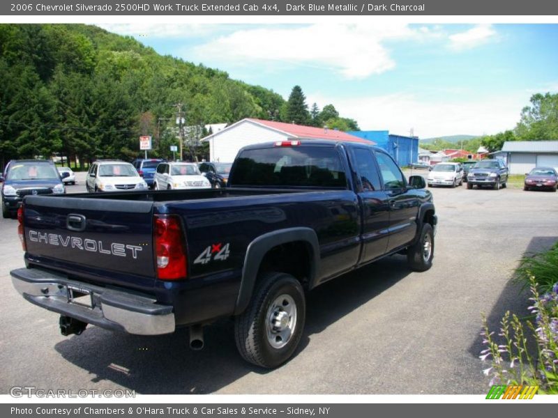 Dark Blue Metallic / Dark Charcoal 2006 Chevrolet Silverado 2500HD Work Truck Extended Cab 4x4