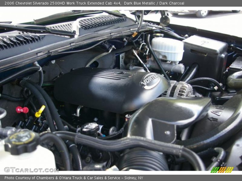Dark Blue Metallic / Dark Charcoal 2006 Chevrolet Silverado 2500HD Work Truck Extended Cab 4x4