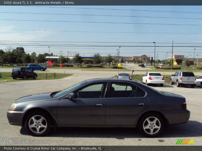 Anthracite Metallic / Ebony 2003 Acura TL 3.2