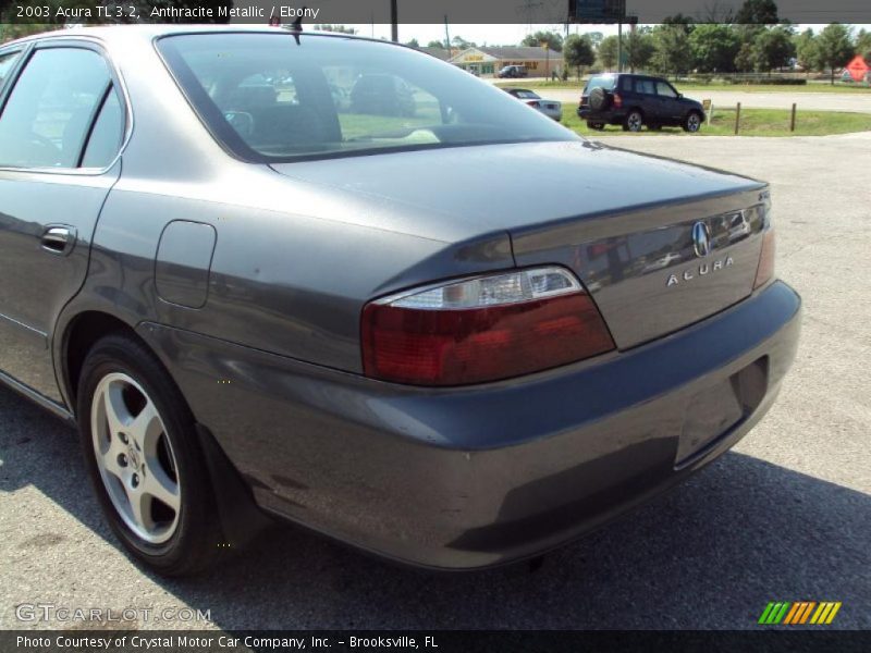 Anthracite Metallic / Ebony 2003 Acura TL 3.2