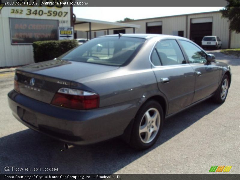 Anthracite Metallic / Ebony 2003 Acura TL 3.2