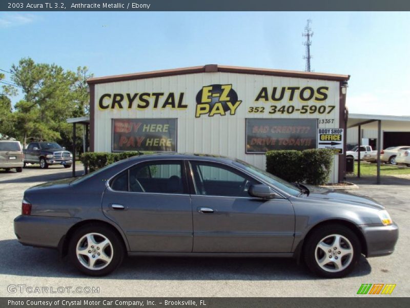 Anthracite Metallic / Ebony 2003 Acura TL 3.2