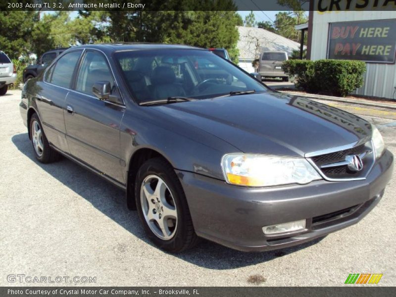 Anthracite Metallic / Ebony 2003 Acura TL 3.2