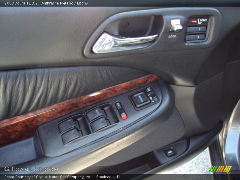 Anthracite Metallic / Ebony 2003 Acura TL 3.2