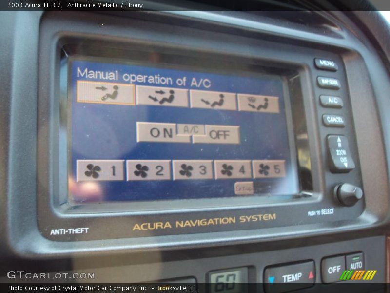 Anthracite Metallic / Ebony 2003 Acura TL 3.2