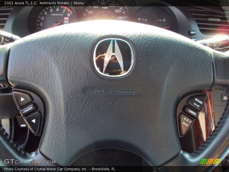 Anthracite Metallic / Ebony 2003 Acura TL 3.2